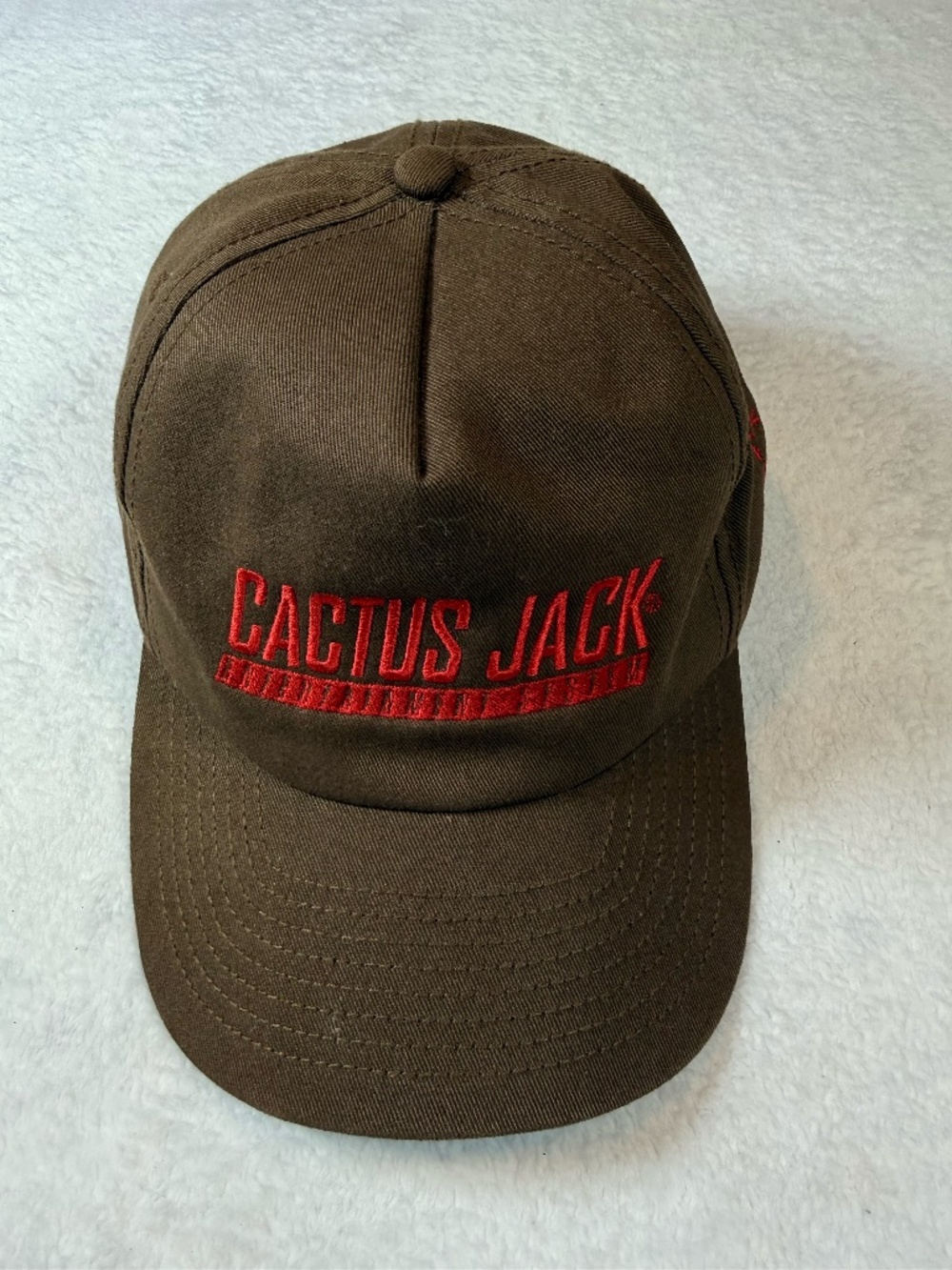 TRAVIS SCOTT X CACTUS JACK ENTERTAINMENT SYSTEM BROWN HAT